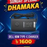 Dell 90W USB-C laptop charger adapter